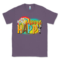 Lavender Choose happy Classic Tee - NancyCooperArtShop
