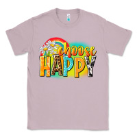 Lilac Choose happy Classic Tee - NancyCooperArtShop
