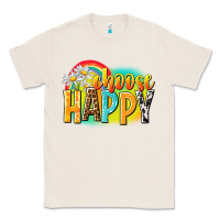 Natural Choose happy Classic Tee - NancyCooperArtShop