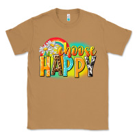 Toasted Coconut Choose happy Classic Tee - NancyCooperArtShop