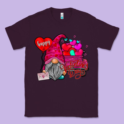 Happy Valentines Day Classic Tee Designed By Sublimationcraftshop