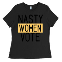 Black Nasty Women Vote Ladies Tee - Bettercallsaul