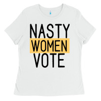 White Nasty Women Vote Ladies Tee - Bettercallsaul
