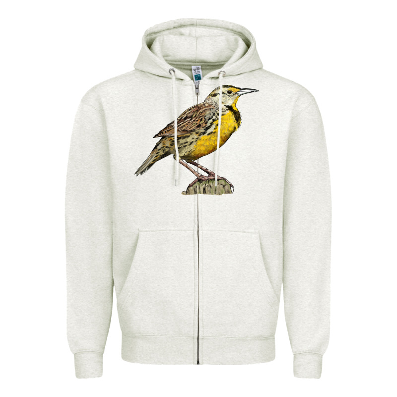 Western Meadowlark Zipper Hoodie by LillyAllenDesigns | Teevron