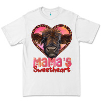 White mama's sweetheart highland calf Premium Tee - RanaPortraitStore