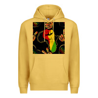 Antique Gold African Freedom Seamless Pattern Premium Hoodie - BundleAndBundleShop