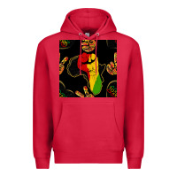 Cardinal African Freedom Seamless Pattern Premium Hoodie - BundleAndBundleShop