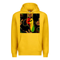 Lemon African Freedom Seamless Pattern Premium Hoodie - BundleAndBundleShop