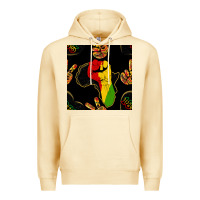 Pina Colada African Freedom Seamless Pattern Premium Hoodie - BundleAndBundleShop