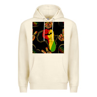 Sandshell African Freedom Seamless Pattern Premium Hoodie - BundleAndBundleShop