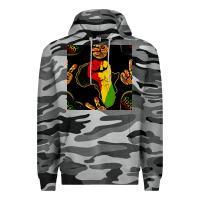 Slate Camo African Freedom Seamless Pattern Premium Hoodie - BundleAndBundleShop
