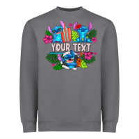 Storm Your Text Stich Heavyweight Sweatshirt - CowhideDigitalArt