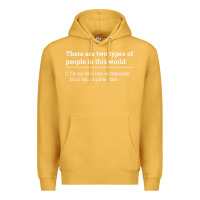 Mustard Two Types of People Can Extrapolate Incomplete Data Gift Premium Hoodie - minhPixels