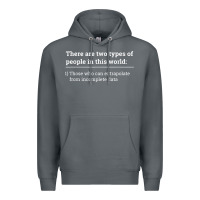 Rock Two Types of People Can Extrapolate Incomplete Data Gift Premium Hoodie - minhPixels