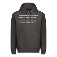 Smoke Two Types of People Can Extrapolate Incomplete Data Gift Premium Hoodie - minhPixels