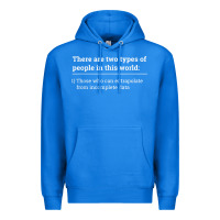 True Royal Two Types of People Can Extrapolate Incomplete Data Gift Premium Hoodie - minhPixels