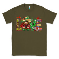 Army Green Mexico love with gnome Classic Tee - NancyCooperArtShop