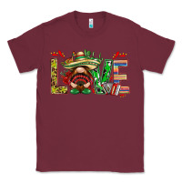 Burgundy Mexico love with gnome Classic Tee - NancyCooperArtShop