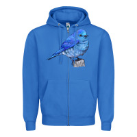 True Royal Mountain Bluebird Zipper Hoodie - LillyAllenDesigns