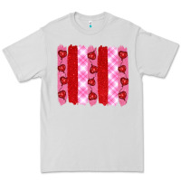 Dove Grey valentine's day brushstrokes Premium Tee - RanaPortraitStore