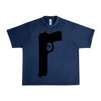 Navy THE SOPRANOS GUN Urban Heavy Tee - minhPixels