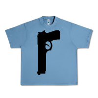 Pebble Blue THE SOPRANOS GUN Urban Heavy Tee - minhPixels