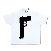 White THE SOPRANOS GUN Urban Heavy Tee - minhPixels
