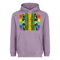 Lavender st patricks day rainbow brushstroke Heavyweight Hoodie - Artiststas
