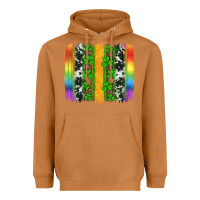 Meerkat st patricks day rainbow brushstroke Heavyweight Hoodie - Artiststas