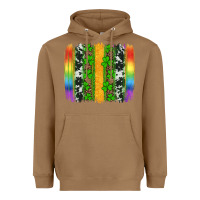 Toasted Coconut st patricks day rainbow brushstroke Heavyweight Hoodie - Artiststas