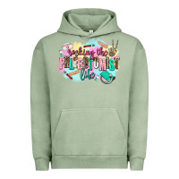 Pigment Oil Green rocking the phlebotomist life Urban Hoodie - AdoDesignShop