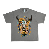 Tornado sunflower boho bull skull with hands Urban Heavy Tee - RanaPortraitStore