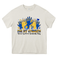 Cream for my students down syndrome awareness day Heavy Core Tee - Artiststas