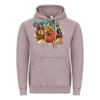 Vintage Zinc happy fall Vintage Hoodie - CowGirlArtShop