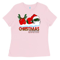 Bubblegum Pink Christmas Spirits Baseball Ladies Tee - Bettercallsaul