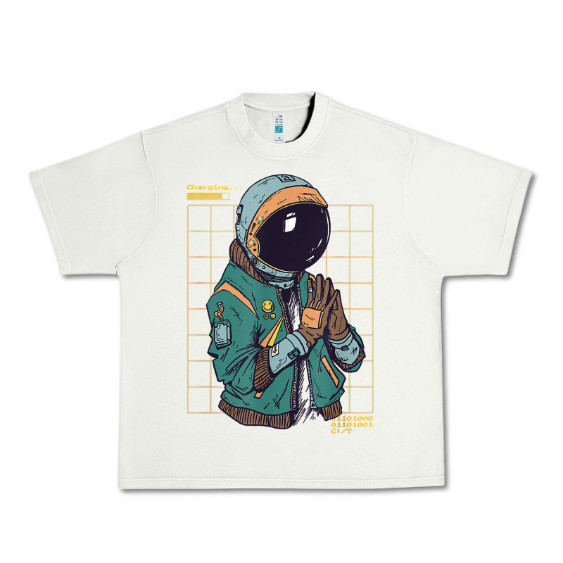 Astronaut Space Travel Retro Aesthetic Streetwear T Shirt Urban Heavy Tee by minhPixels | Teevron