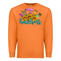 Carrot hairboss western sunflowers hairdresser Premium Sweatshirt - Artiststas