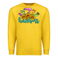 Lemon hairboss western sunflowers hairdresser Premium Sweatshirt - Artiststas