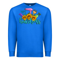 True Royal hairboss western sunflowers hairdresser Premium Sweatshirt - Artiststas