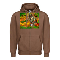 Chestnut Trick Rawr Treat Zipper Hoodie - LillyAllenDesigns