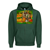 Sports Green Trick Rawr Treat Zipper Hoodie - LillyAllenDesigns