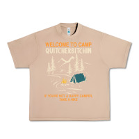 Burro welcome to camp quitcherbitchin camping camp quitcherbitchin Urban Heavy Tee - minhPixels