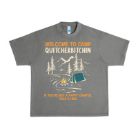 Tornado welcome to camp quitcherbitchin camping camp quitcherbitchin Urban Heavy Tee - minhPixels