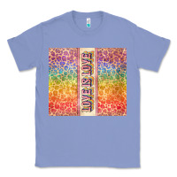 Colony Blue Love is love Pride LGBTQ+ Classic Tee - NancyCooperArtShop
