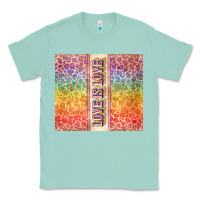 Seafoam Love is love Pride LGBTQ+ Classic Tee - NancyCooperArtShop