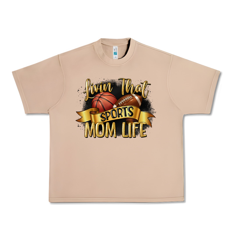 Livin That Sports Mom Life Urban Heavy Tee by CowGirlArtShop | Teevron
