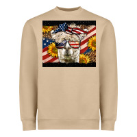 Mushroom Western 4th Of July Lama Heavyweight Sweatshirt - LillyAllenDesigns