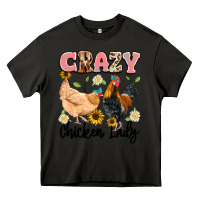 Asphalt crazy chicken lady Heavy Core Tee - Artiststas