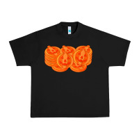 Black halloween pumpkin cookies t shirt Urban Heavy Tee - minhPixels