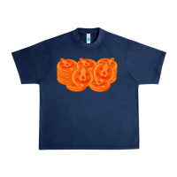 Navy halloween pumpkin cookies t shirt Urban Heavy Tee - minhPixels
